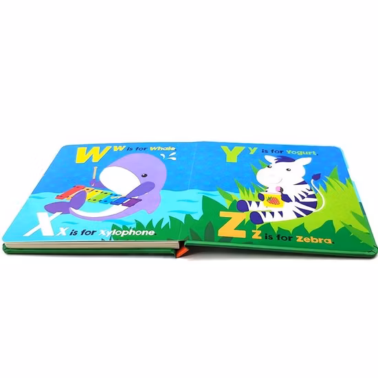 お子様向けのプリントサービスです。 パーソナライズされたダイカットストーリーブック (グレーの背表紙)